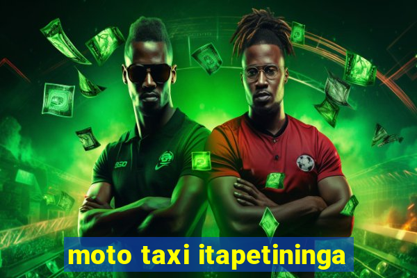 moto taxi itapetininga